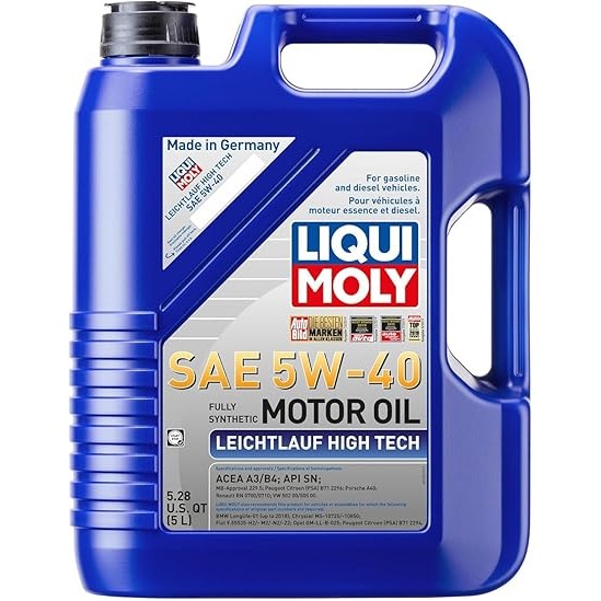 Liqui Moly 2332 Leichtlauf High Tech 5W-40 fully synthetic motor oil 5L jug